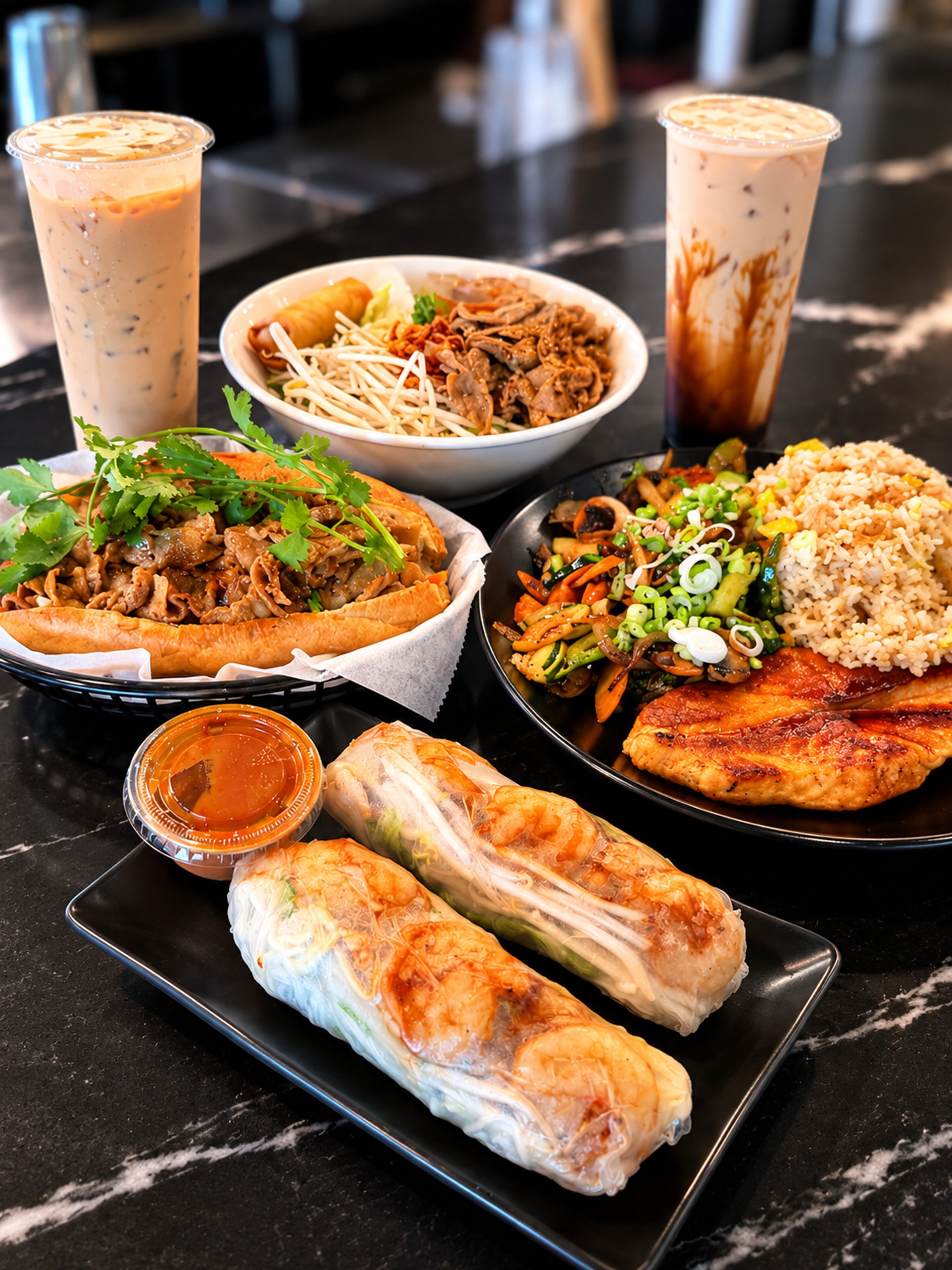 Fresh food for everyone at the table