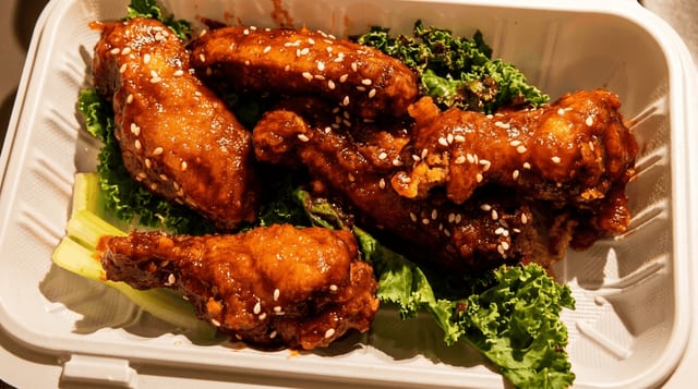 Crispy Chicken Wings.